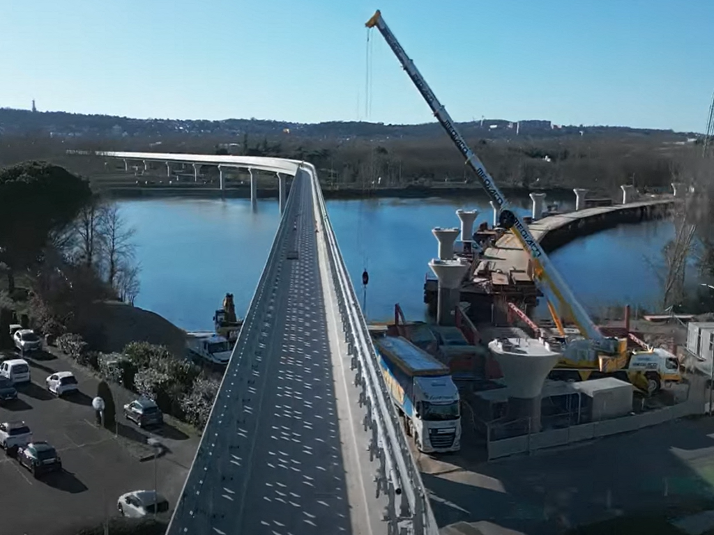 VIDEO. De Labège à Ramonville, le nouveau viaduc du métro de Toulouse comme vous ne l'avez jamais vu