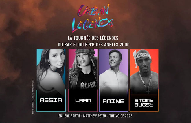 Dimanche 22 juin 2025, le Théâtre du Casino Barrière Lille accueillera le concert "Urban Legends"