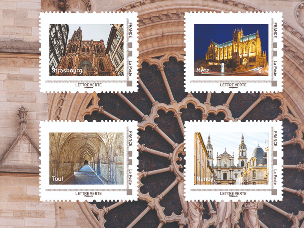 les cathédrales de Strasbourg, Metz et Nancy vont avoir leur timbre collector