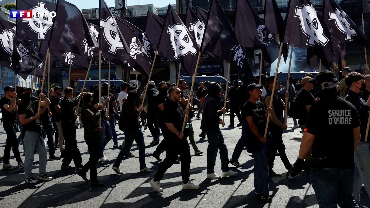 Paris : une manifestation d'ultradroite rassemble plusieurs centaines de militants