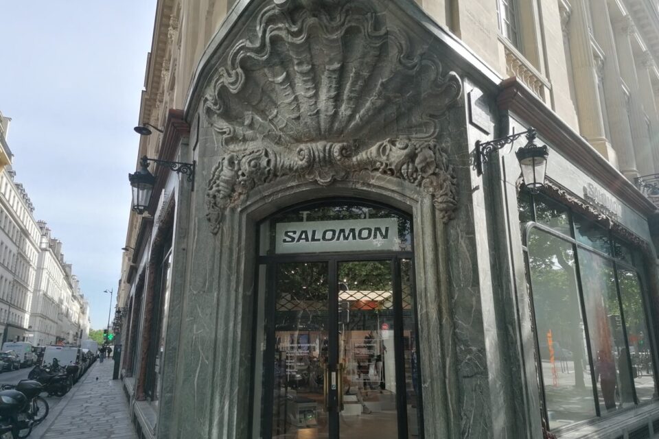 L'entrée du magasin Salomon, implanté depuis cinq ans dans le quartier. 