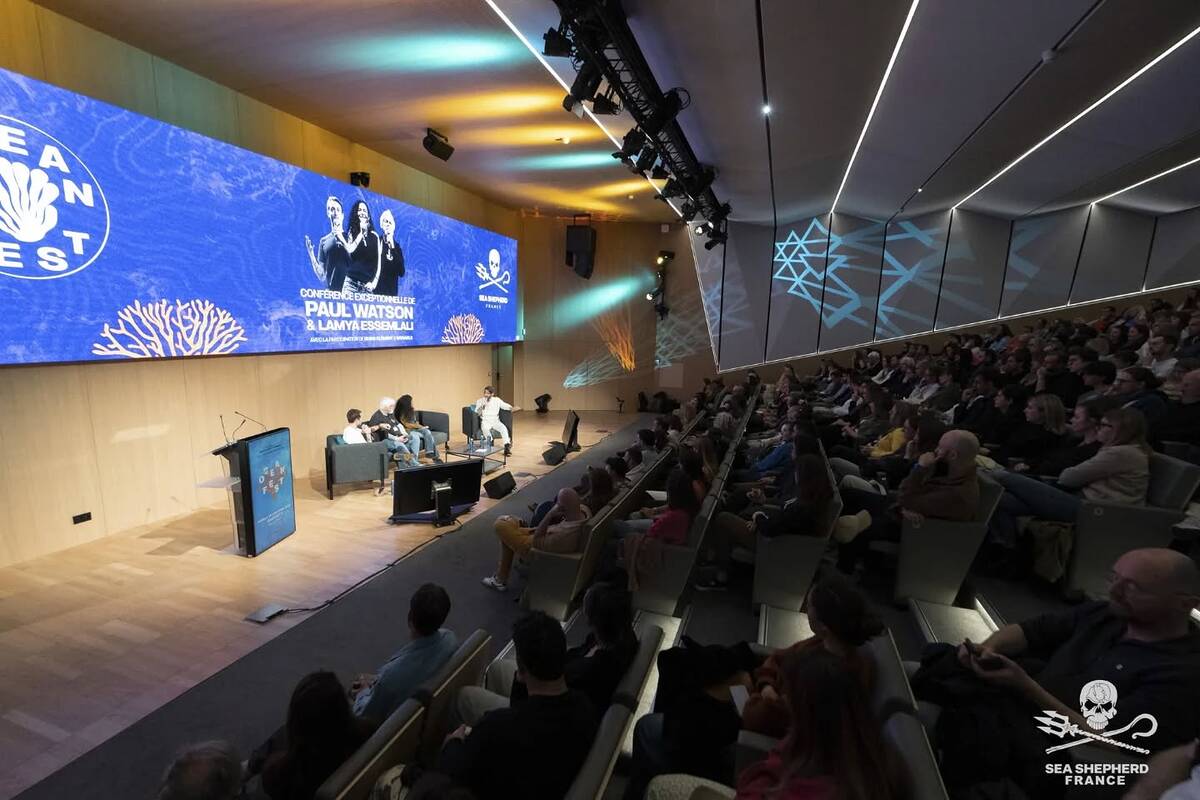 Conférence de Paul Watson à l'Ocean Fest de Biarritz