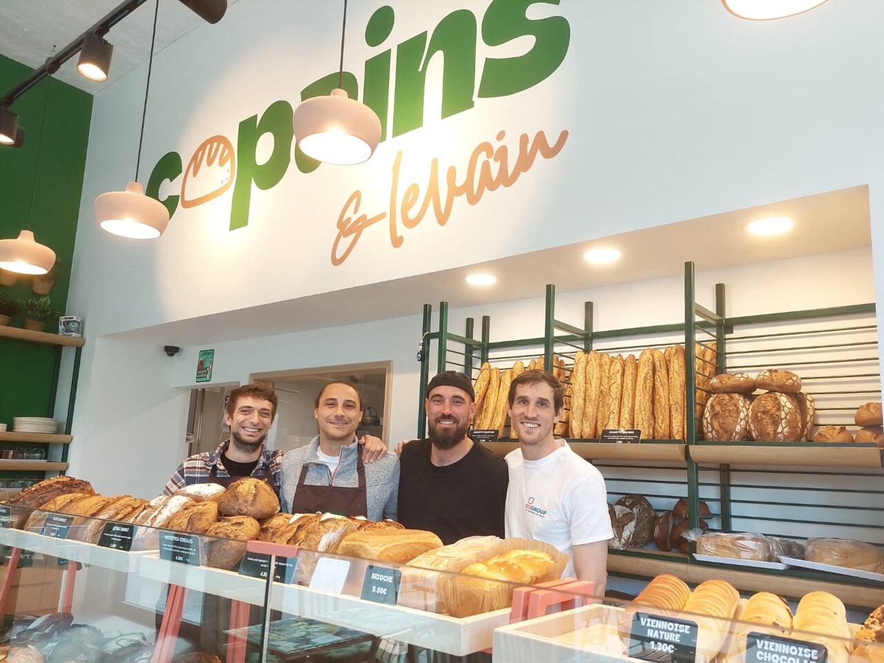 Quatre copains sont à la tête de la nouvelle boulangerie de l'île de Nantes