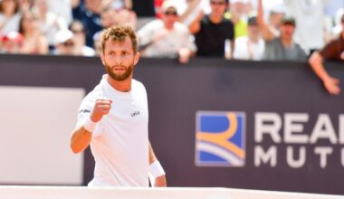 «L'important, c'est de continuer», prévient Moutet après sa qualification en 8e à Rome
