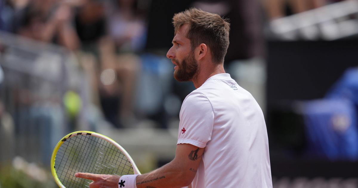 Corentin Moutet (finalement) stoppé en 8es de finale à Rome, Carlos Alcaraz s’en sort