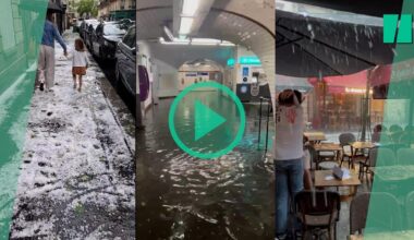 À Paris, ces grêlons du mois de mai ont pris tout le monde de court