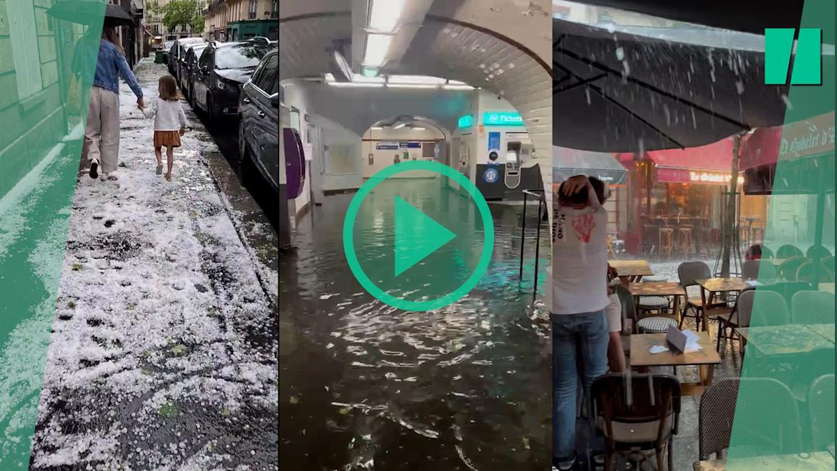À Paris, ces grêlons du mois de mai ont pris tout le monde de court