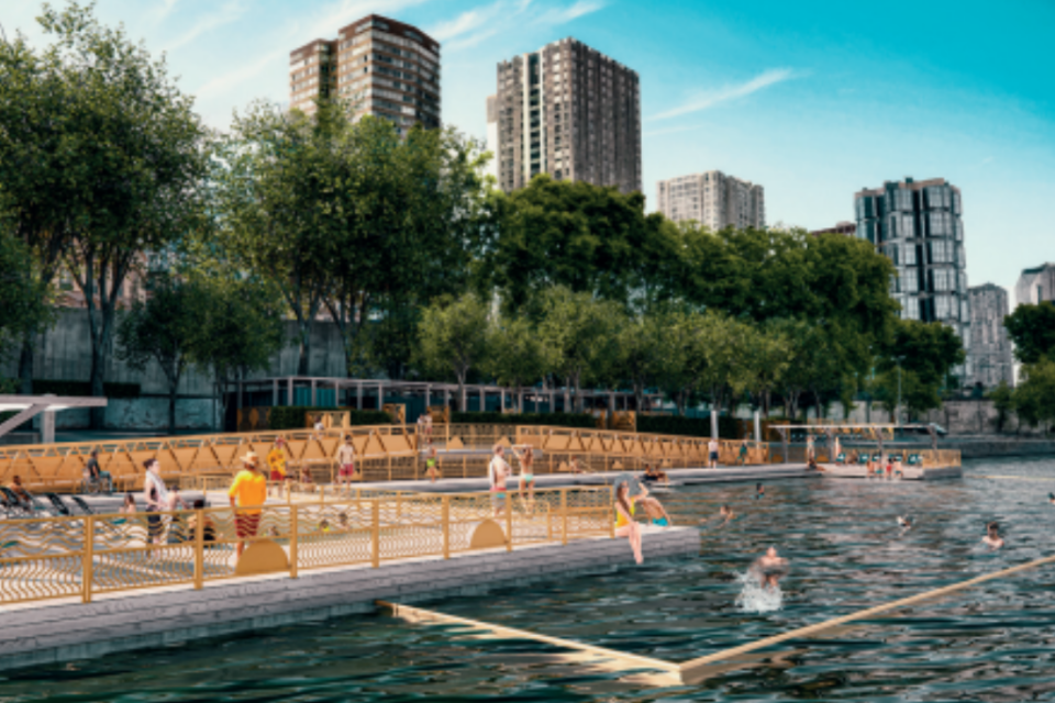 Des pontons vont être installés sur la Seine à Grenelle.