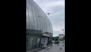 VIDEO. Voici pourquoi un drone a été déployé aux abords de la gare de Strasbourg récemment