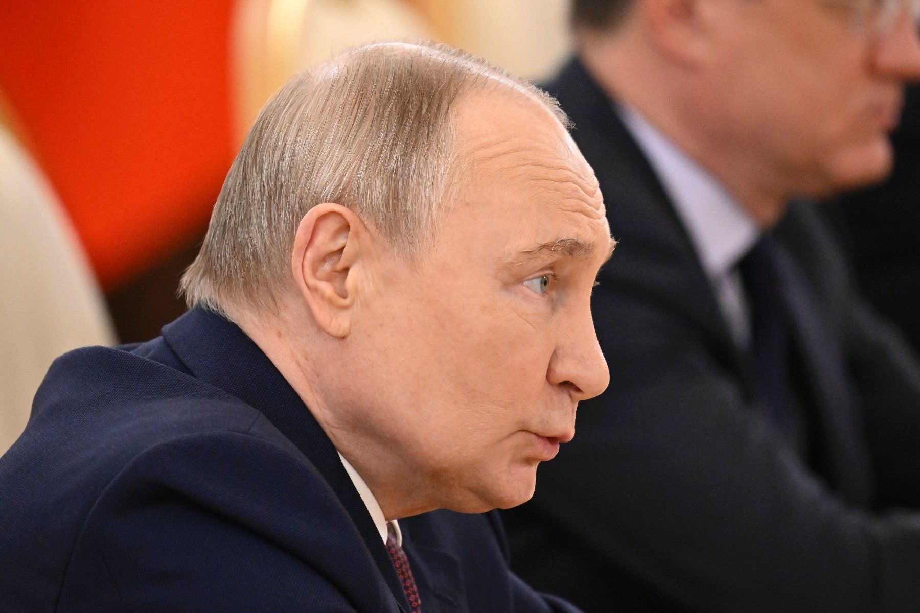 Le président russe Vladimir Poutine, le 7 mai 2025 au Kremlin