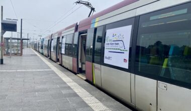 un sac abandonné dans le tram-train, le trafic arrêté