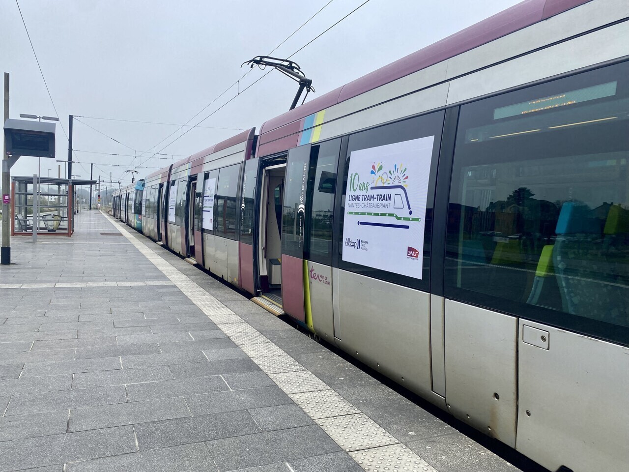 un sac abandonné dans le tram-train, le trafic arrêté