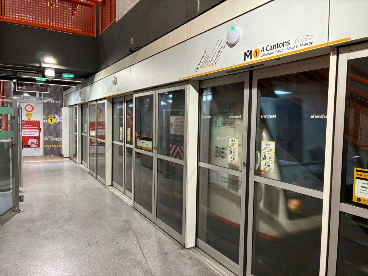 la ligne 1 enfin de nouveau en service, après plusieurs jours d'arrêt