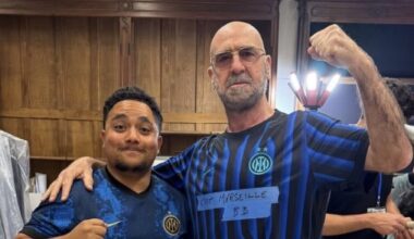Inter : quand Éric Cantona s'affiche avec un maillot nerazzuro spécial "Marseille" avant la finale