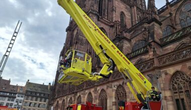 PHOTOS. C'est quoi cet exercice grandeur nature qui s'est tenu ce mardi à la cathédrale de Strasbourg ?