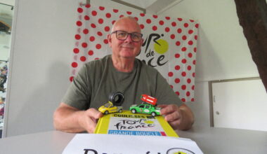 Près de Rouen, à l'occasion du passage du Tour de France, il va exposer son incroyable réalisation