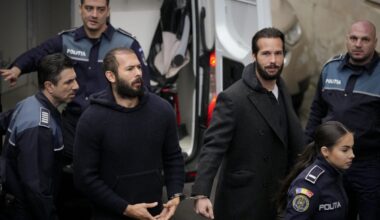 Les frères Tate retourneront au Royaume-Uni pour des accusations de viol