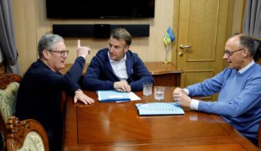 Macron, Merz, Starmer et Tusk à Kiev pour afficher l’unité de l’Union européenne derrière l’Ukraine