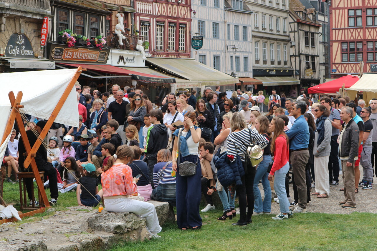 Marché médiéval, musique, démonstrations... C'est parti pour trois jours de Fêtes Jeanne d'Arc à Rouen