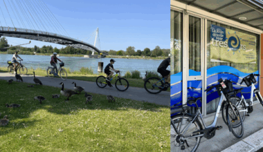 des parcours à vélo pour (re)découvrir le Rhin à 25 minutes de Strasbourg !