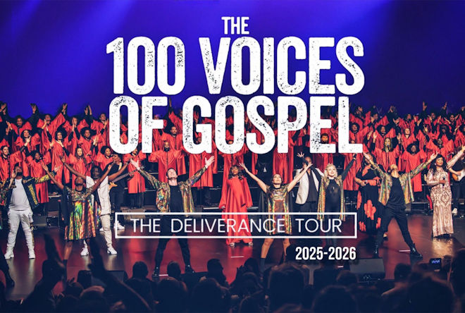 Le concert « Gospel pour 100 voix » à Lille le 10 janvier 2026, à Dunkerque le 15 novembre 2026 et à Boulogne-sur-Mer le 28 novembre 2026