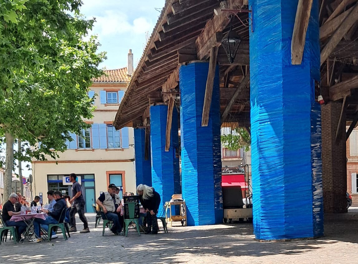 Près de Toulouse. Complètement métamorphosée, la nouvelle allure de cette grande halle médiévale divise