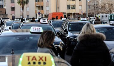 Les taxis azuréens se mobilisent à leur tour ce mardi matin et partent en convoi sur la Promenade des Anglais "sans faire de blocage"