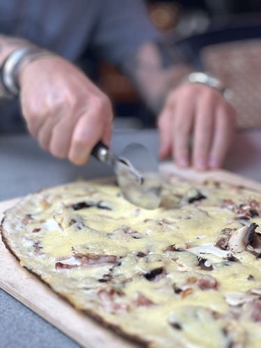 Flammen’Truch terrasse tarte flambée weadele choucroute poisson