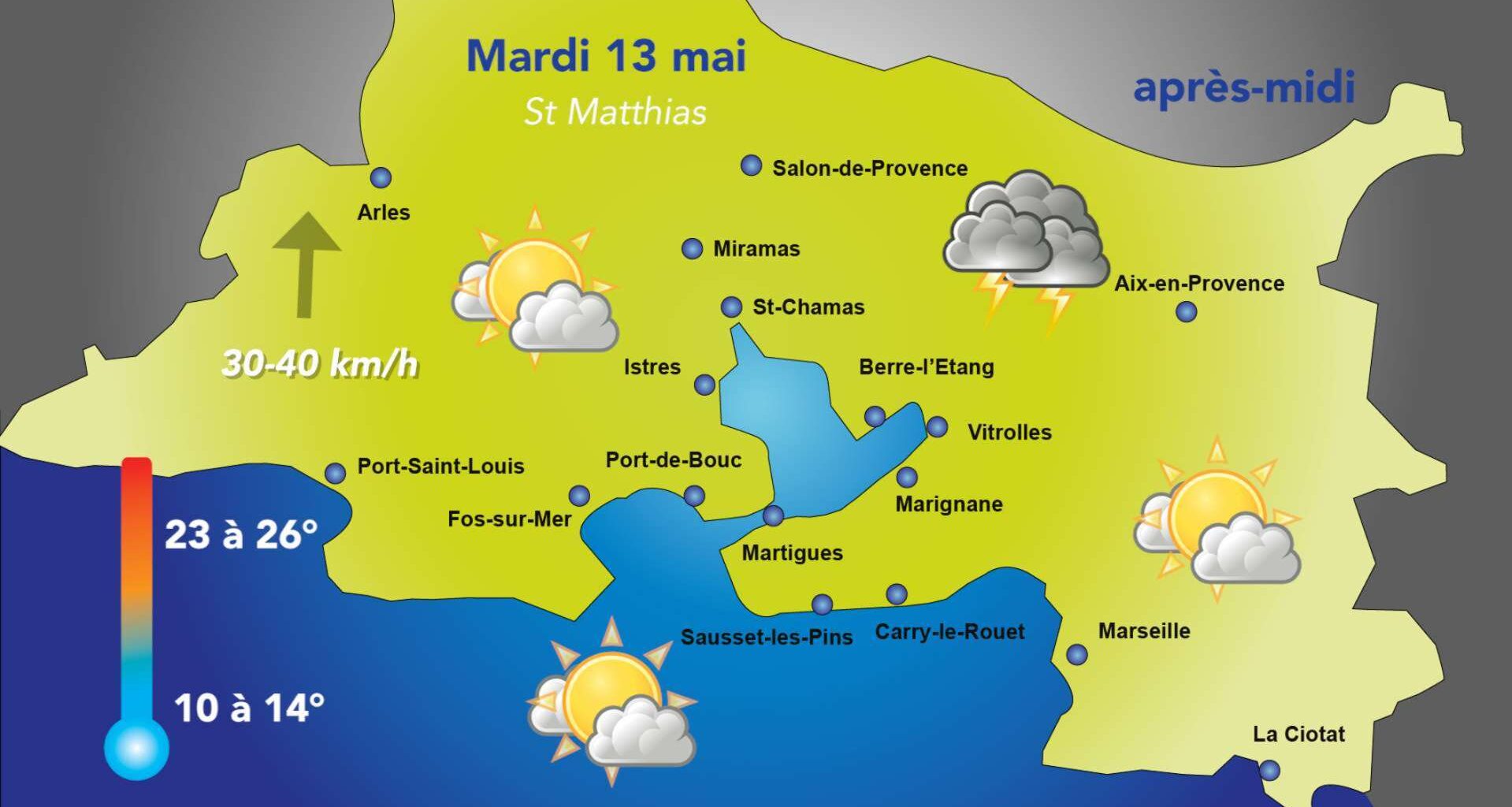 Météo : mi-mai agréable