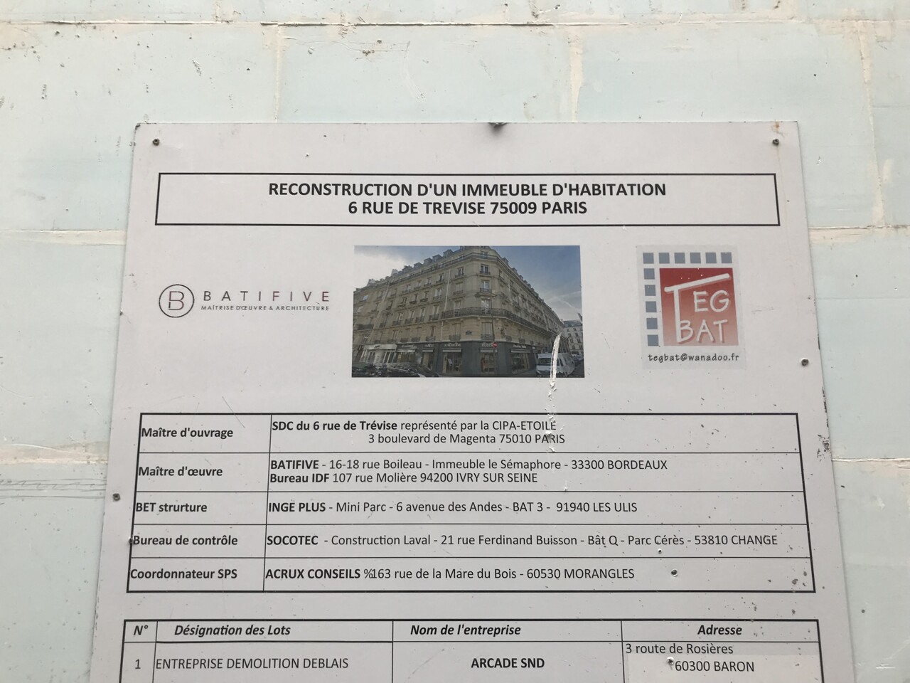 la mairie de Paris sera jugée après les municipales pour l'explosion rue de Trévise