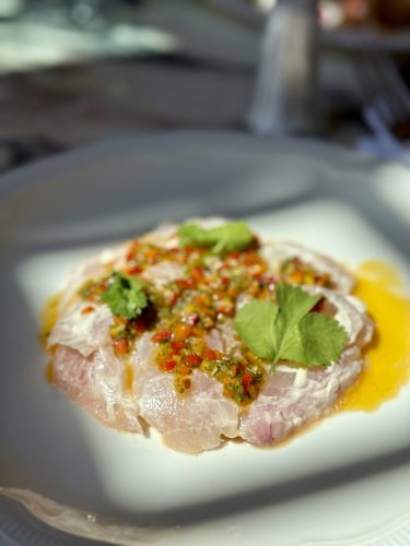 brasserie louise ceviche steak frites salon