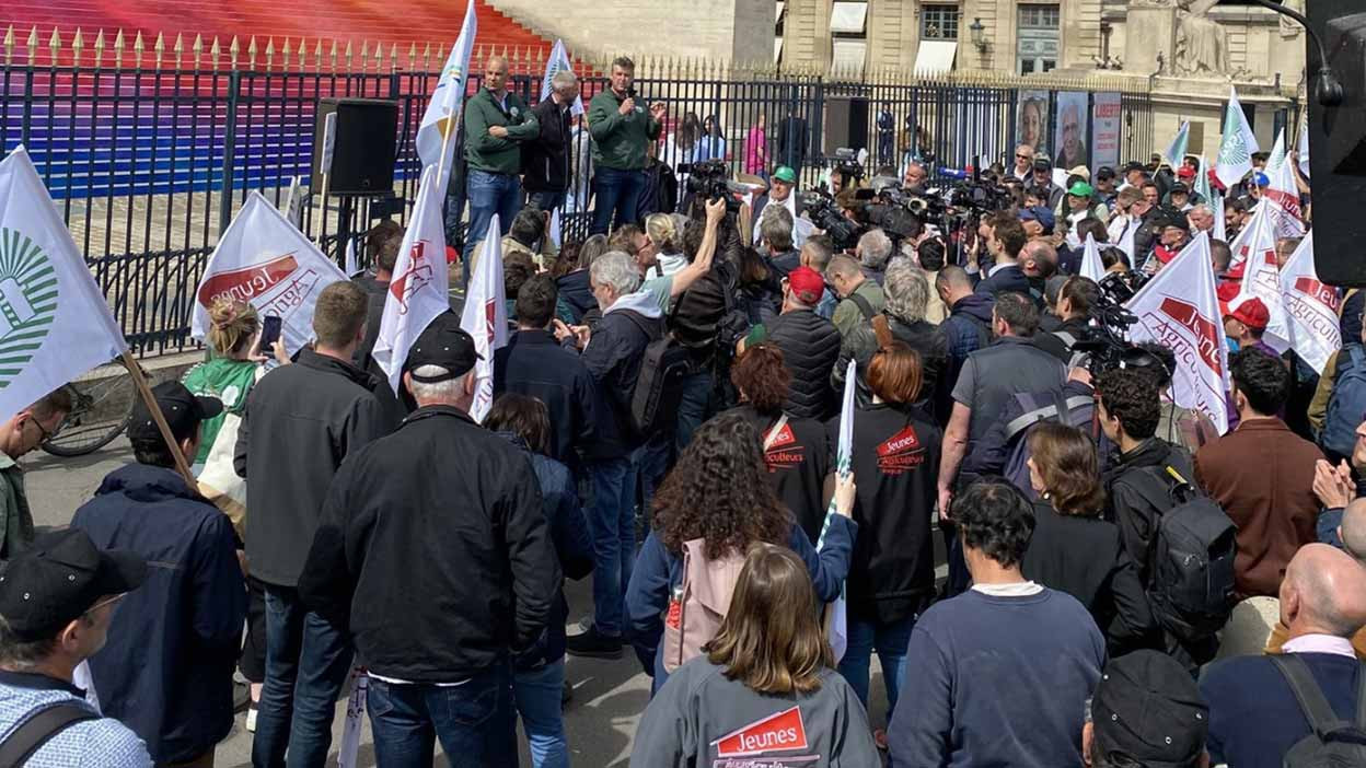 © FRSEA IDF - Guillaume Moret, président de la FDSEA IDF et agriculteur dans le Val-d’Oise.