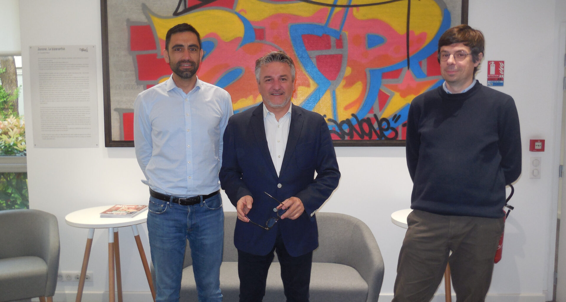 © Jean-Pierre Enaut - Mathieu Procacci, Sauveur Cavataio et Nicolas Andreatta.
