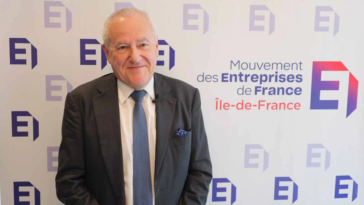 AP - Bruno Berthet, président du Medef Ile-de-France, qui organise une nouvelle édition de la Fête des Métiers et de l'Alternance.