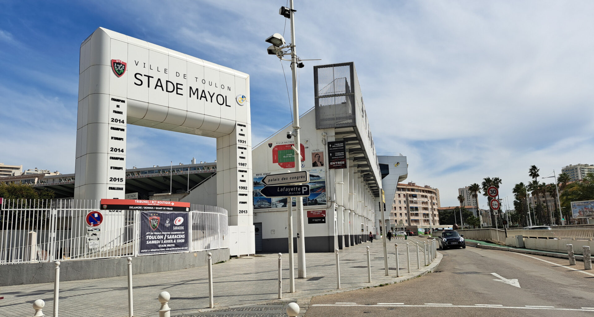 © S. Foliot - Le premier test de la fan zone aura lieu le 5 avril pour la rencontre contre les Saracens.