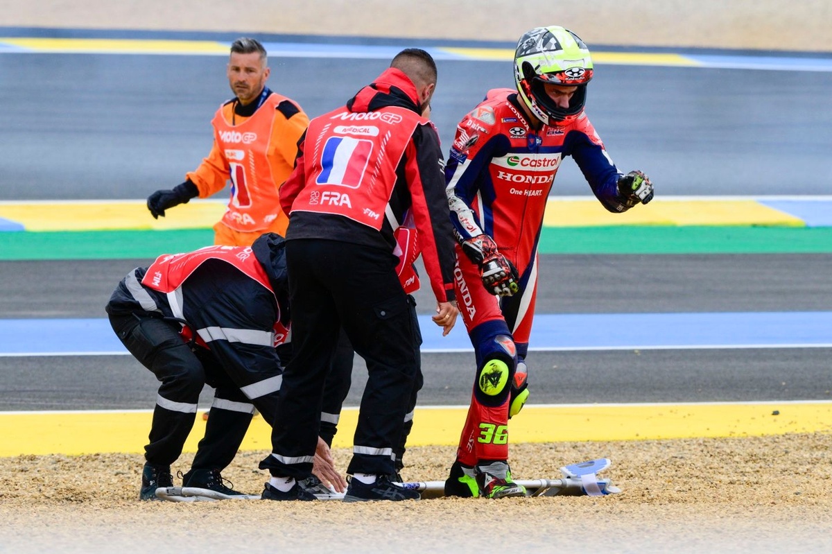 Fracture de la main pour Joan Mir après sa chute