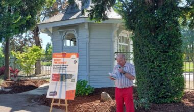 vieux de plus de 100 ans, ce kiosque a été rénové pour accueillir de nouveau du public
