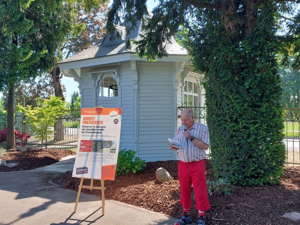 vieux de plus de 100 ans, ce kiosque a été rénové pour accueillir de nouveau du public