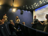 L'une des salles de projection à sa réouverture en 2015. Photo Pierre Augros