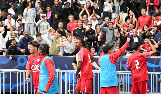 La joie du DFCO. Photo Vincent Poyer