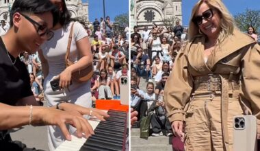 Lara Fabian crée la magie à Montmartre avec une prestation surprise