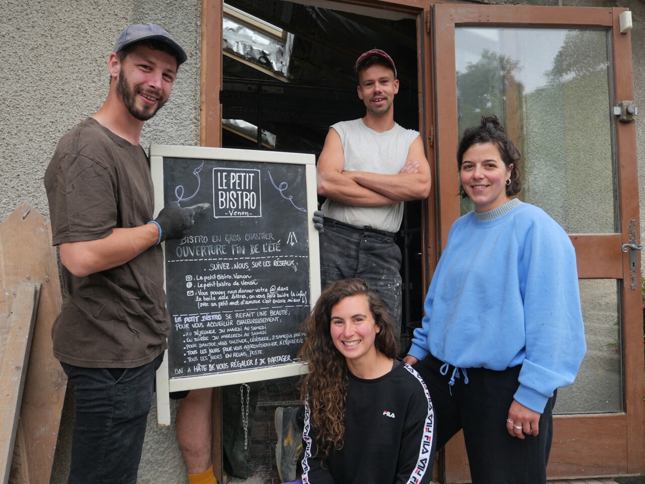 Près de Grenoble. Quatre copains vont faire revivre l'unique bistro de leur village