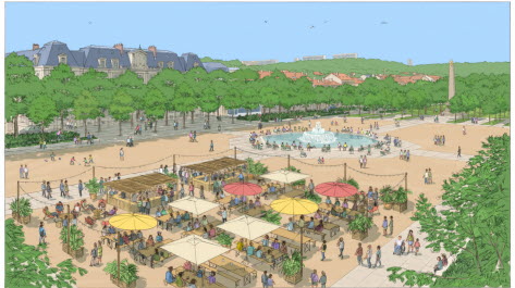 Le plan de réaménagement de la place Carnot prévoit l’implantation d’arbres sur son pourtour.