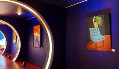première exposition de Nèle à l’hôtel Nhow