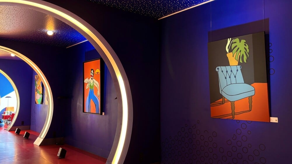 première exposition de Nèle à l’hôtel Nhow