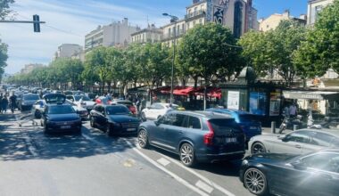 Les taxis toujours mobilisés sur le Prado à Marseille