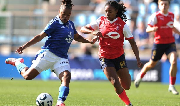 Liana Joseph a manqué de peu le cadre après trois minutes de jeu à peine. Photo Thomas Toussaint