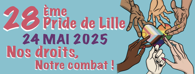 Samedi 24 mai 2025, 28ème édition de la Lille Pride