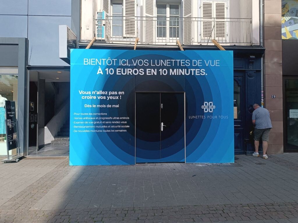 un nouvel opticien s'installe en centre-ville de Strasbourg