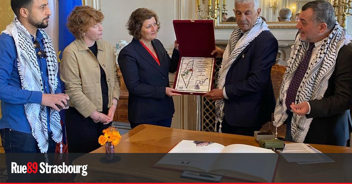 Strasbourg. L'opposition attaque la maire pour une carte de la Palestine
